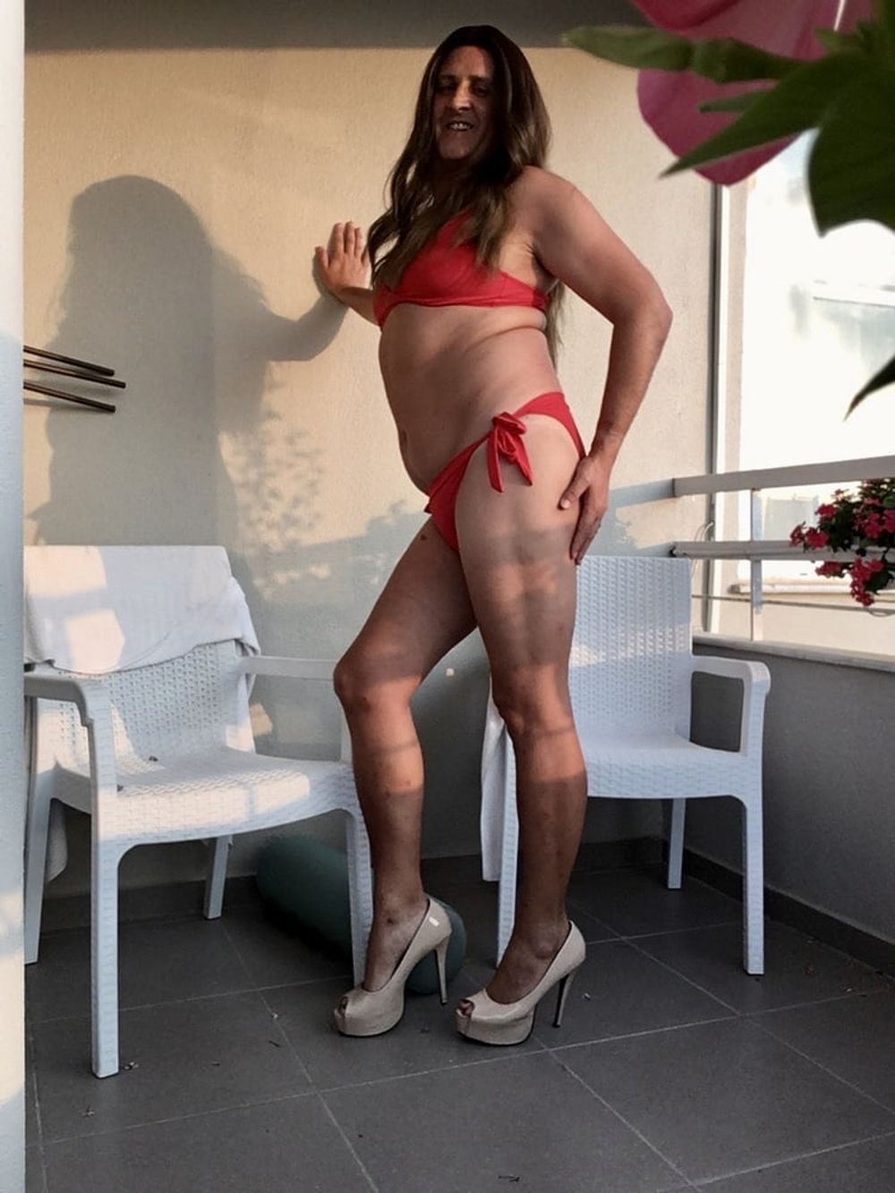 Red Bikini and tan lines #23