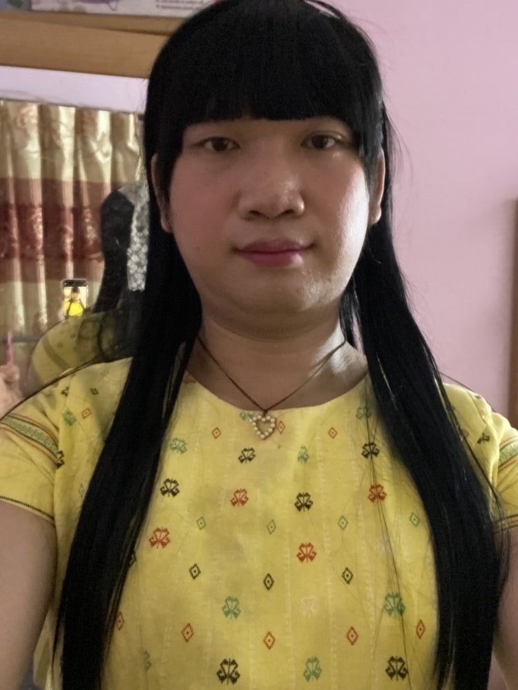 Thai dress yellow #6