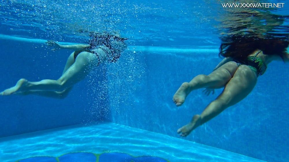  Sheril and Diana Rius Underwater Swimming Pool Erotics #29