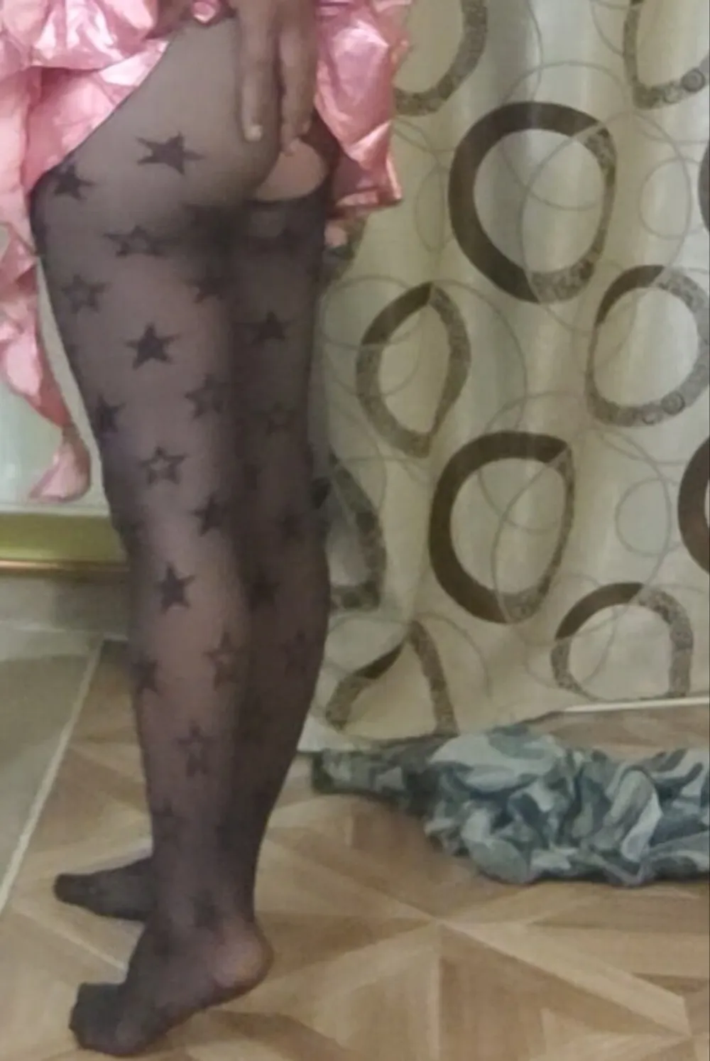 Teen in black pantyhose #5