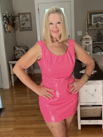 danielle dubonnet milf pink dress         