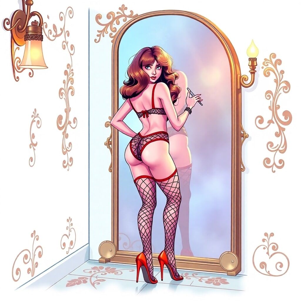 Pixwhores - Mirrors & Stockings #14