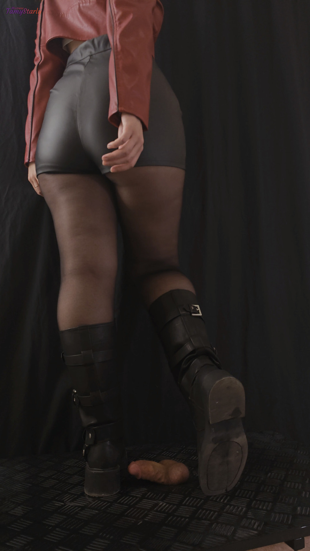 Your Balls and Cock Smashed by Your Biker Girl Friend #13