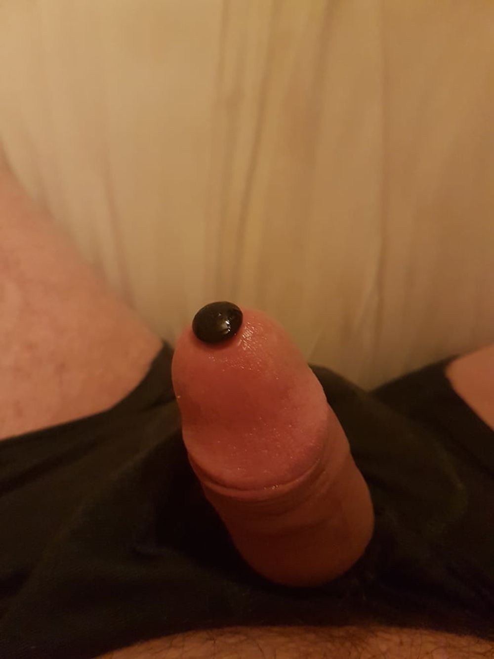 Deep sounding, urethral sounding inside condom covered cock #3