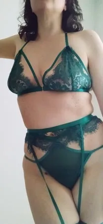 joytwosex green lingerie         