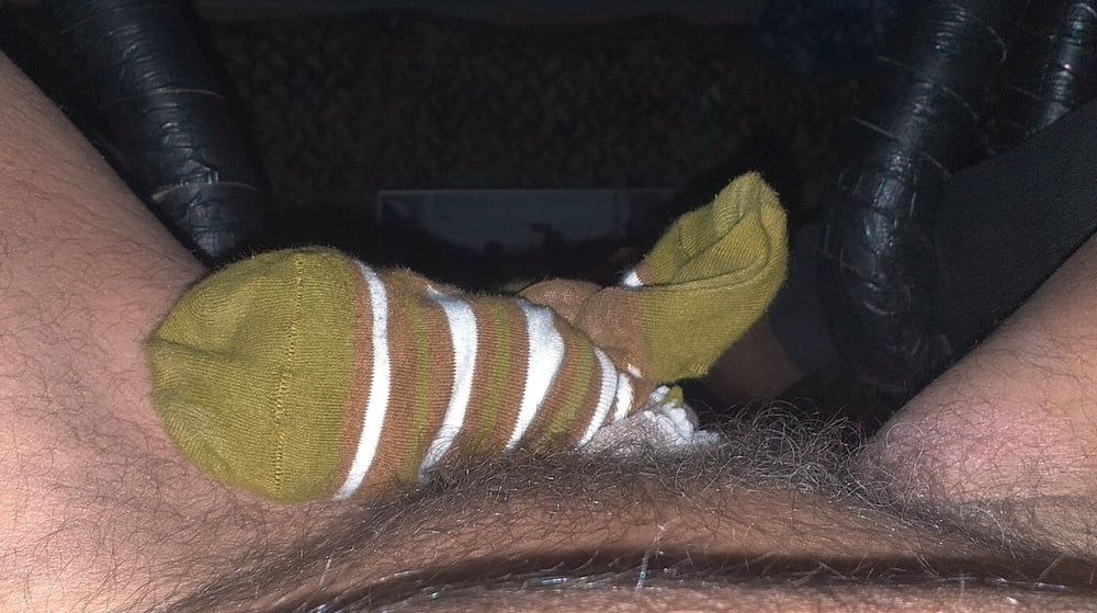 Dick, Socks and my Cum #21
