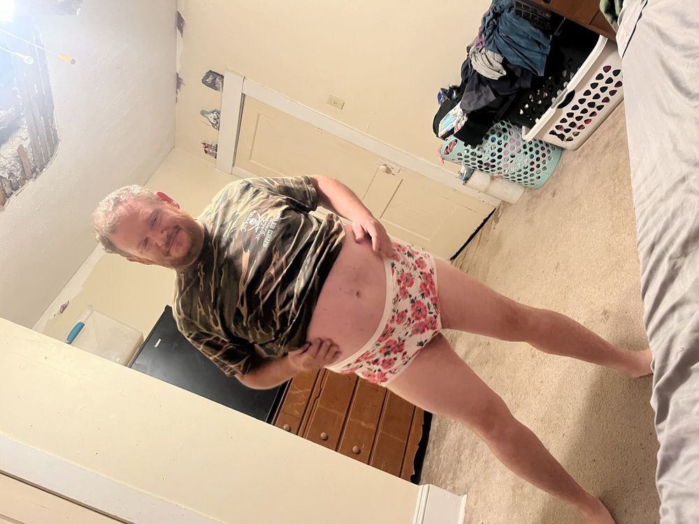 Sexy man in panties 