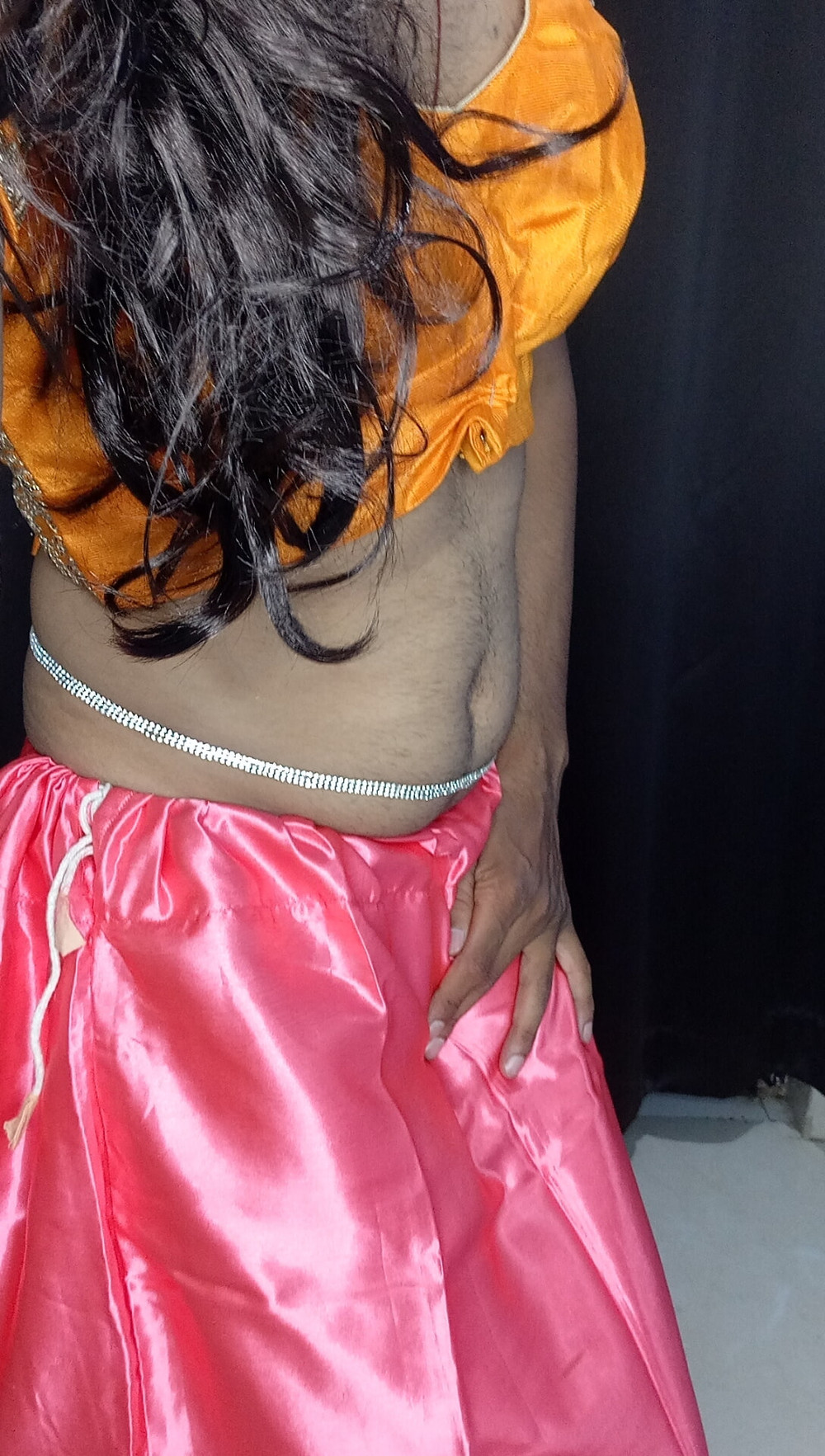 My stepmom last night wear this saree  #43