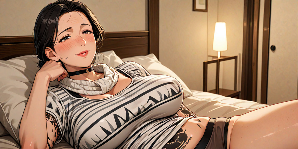 Brunette Teasing Digital Art #35