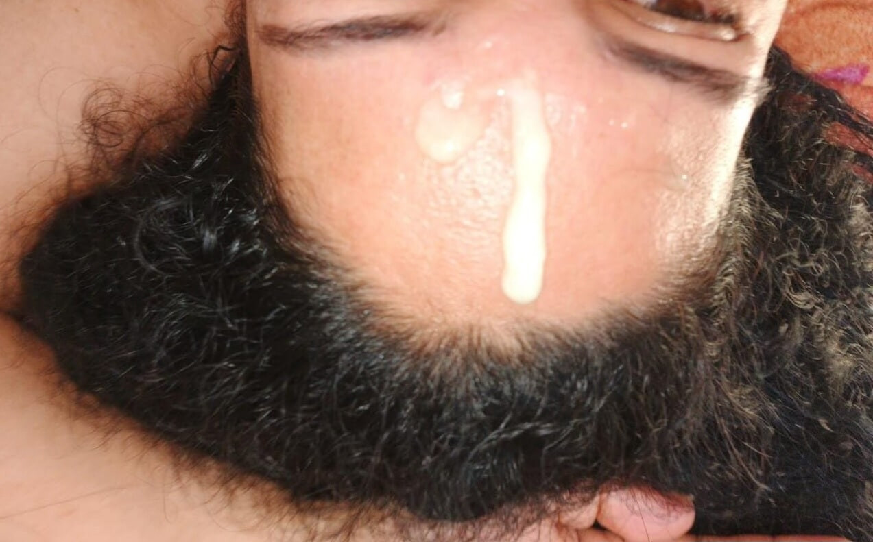 Leche espesa en mi cara