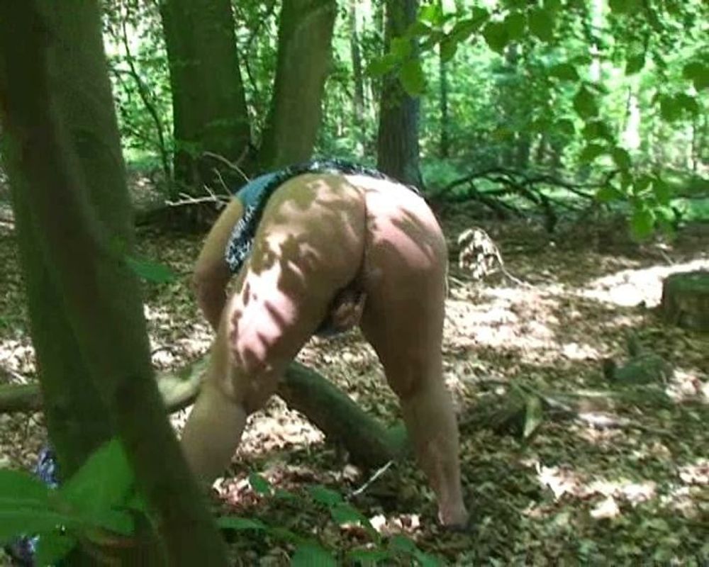 Voyeur - Masturbating In Forest #10