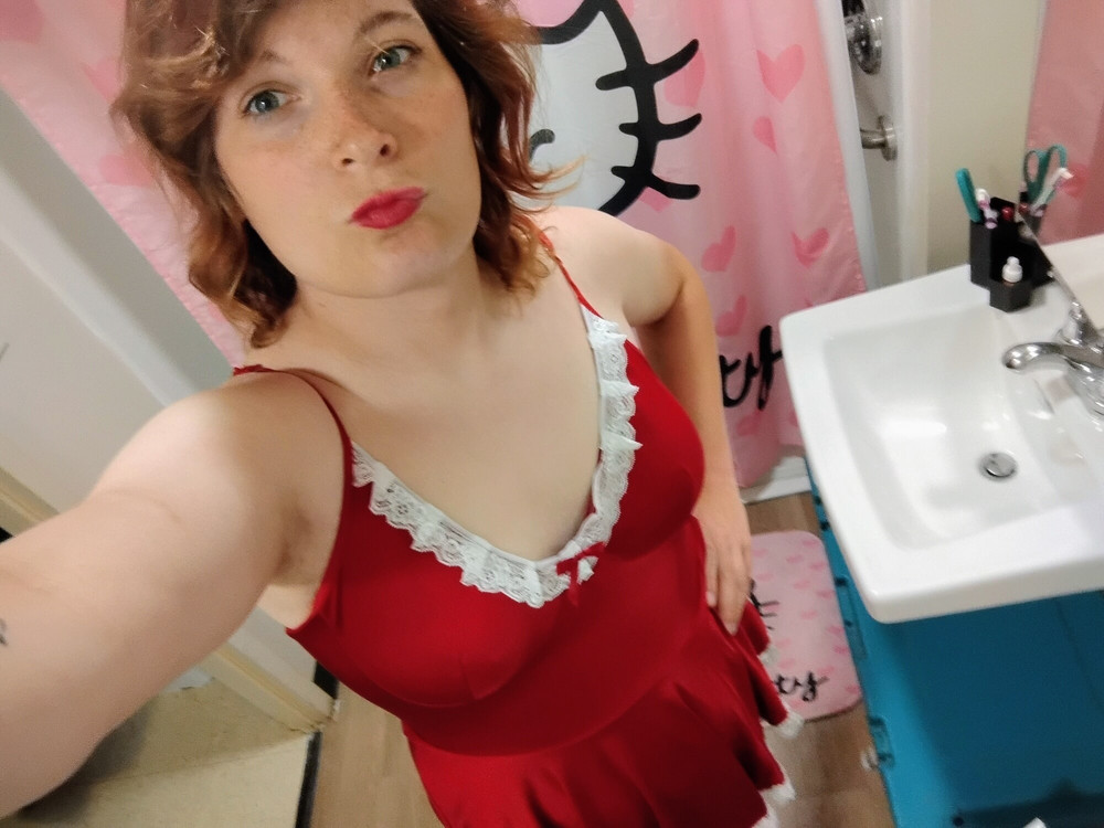 Red maid outfit  #23
