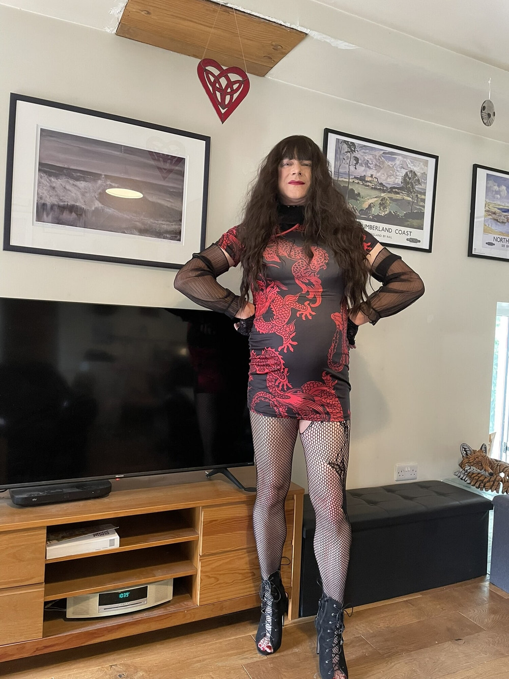 sissy in short dress #17