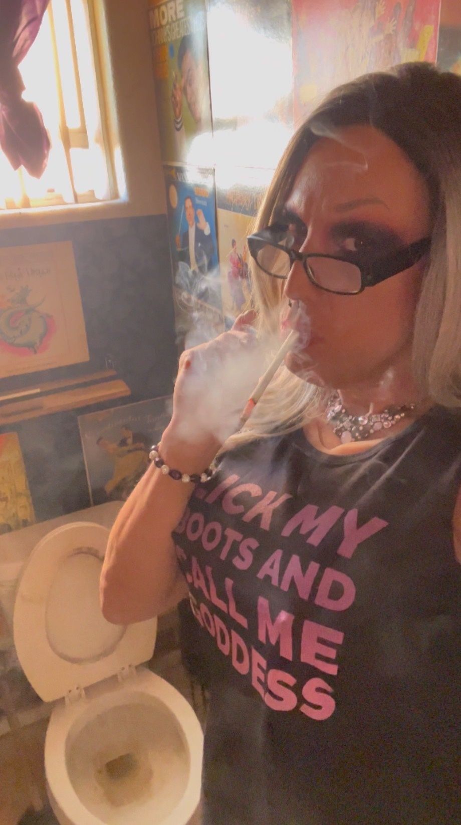 Trans Goddess Smoking Fetish #30
