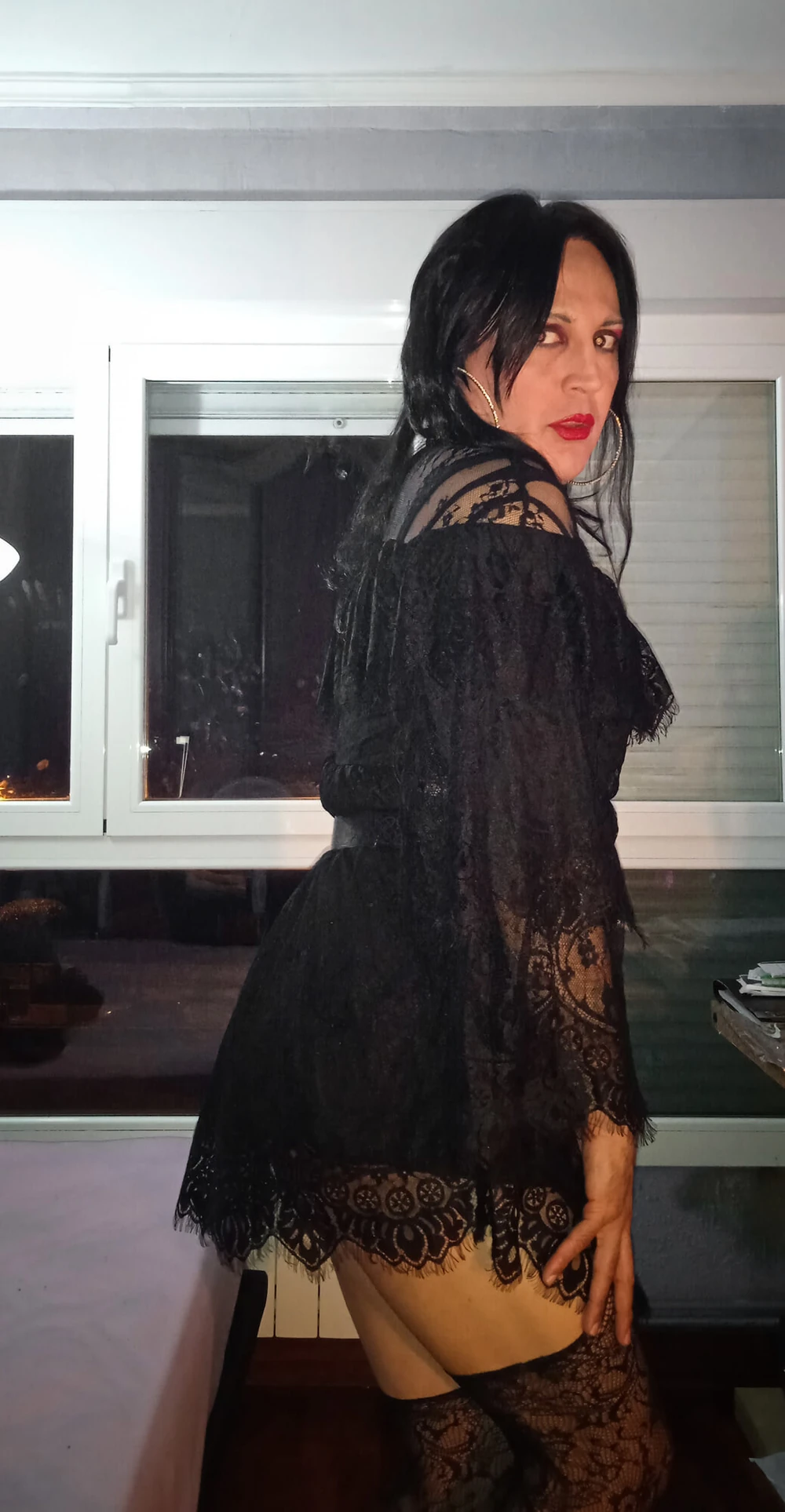 sissy taniax in gothic dress #6