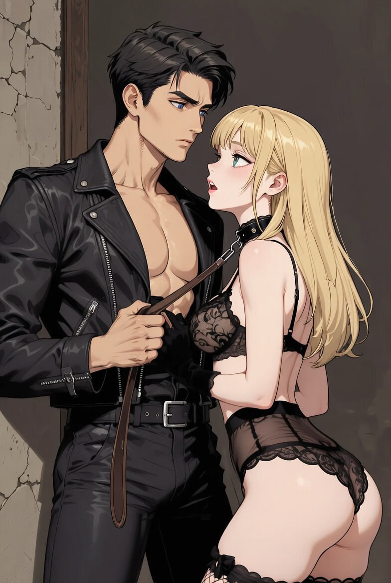 "Bound & Obsessed – Blonde Waifu Meets Dark Dom Energy #11