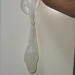Semen in condom