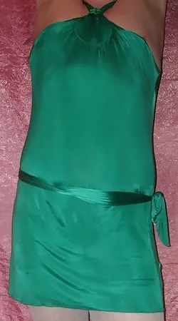 sissy boy lovelaska sexy little green dress        