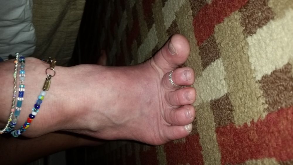 Taking feet pictures at a hotel #5