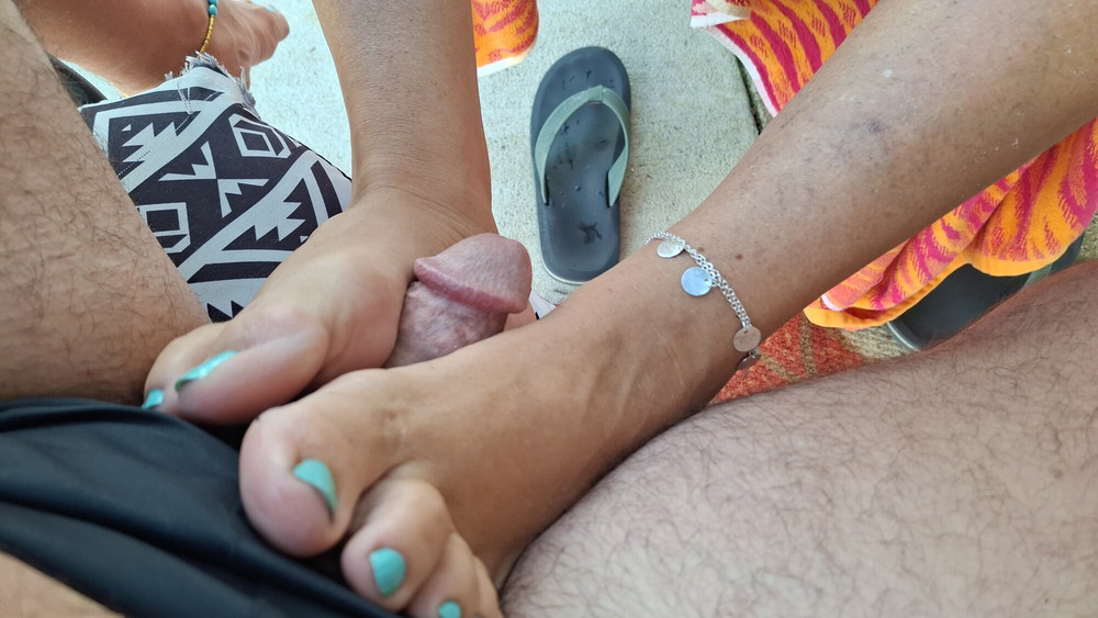 Back yard foot job pt 1 #11