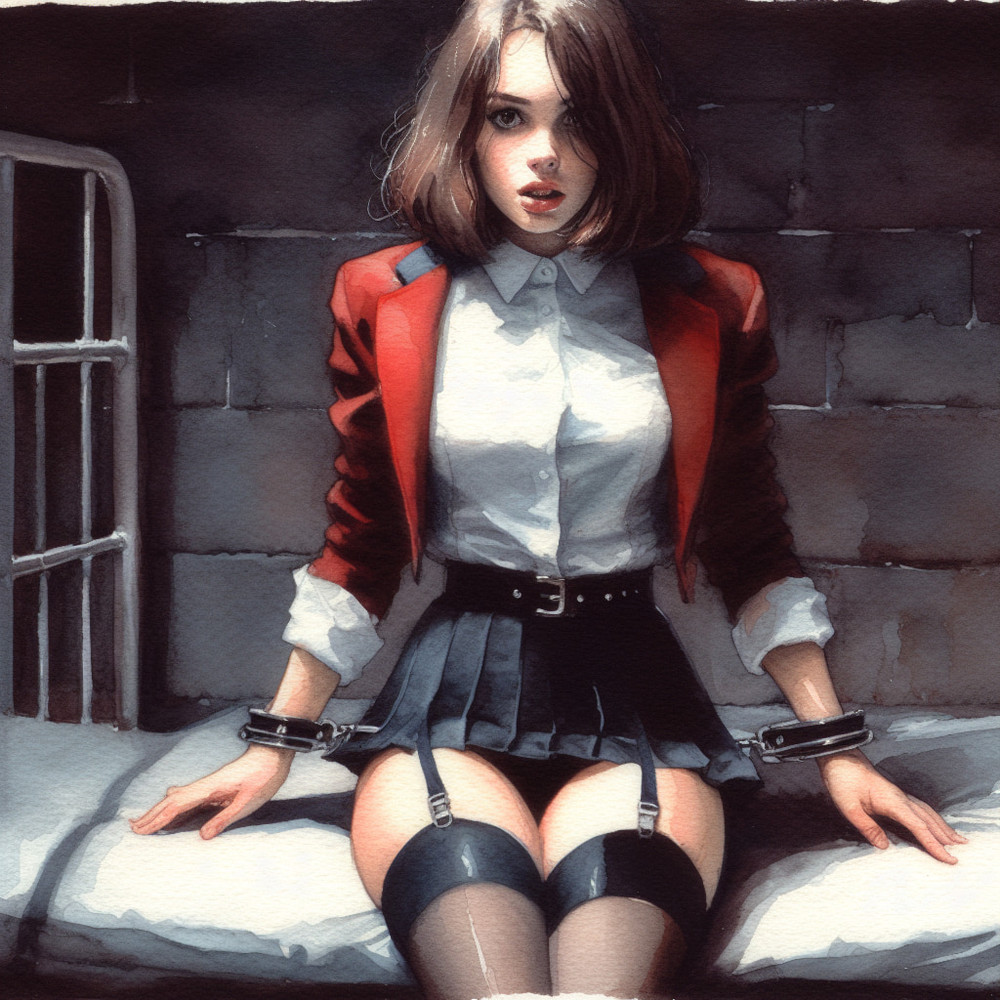 Crying and smoking ladies in Stockings  #14