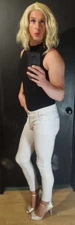 white pants         