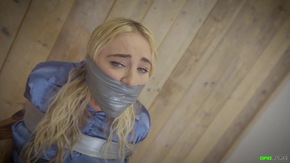 Zoey ziptie - Tape Bondage &amp; Tape Gagged ( GagAttack.NL ) #12