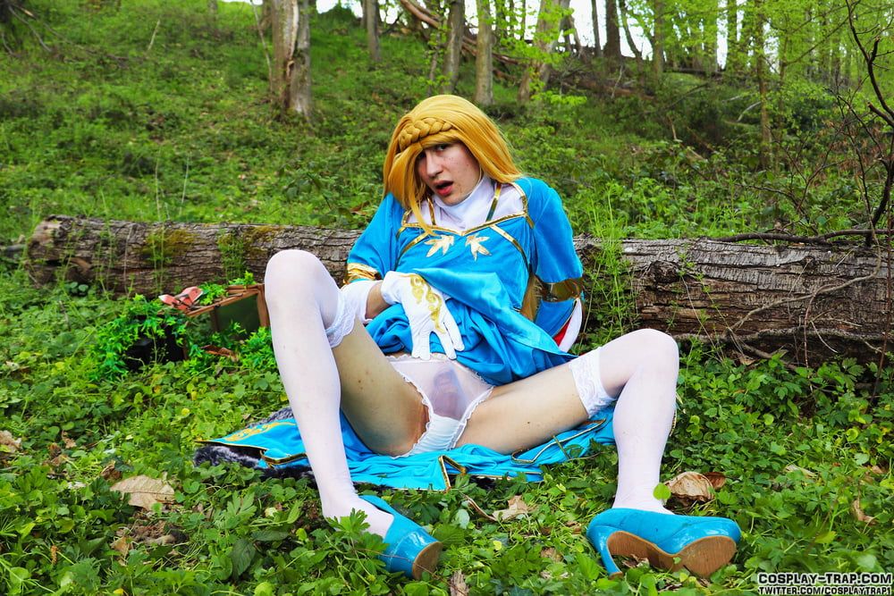 Zelda Frisky Forest Frolic trap Cosplay  #3