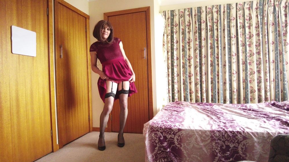 Crossdress Red Dress  #10