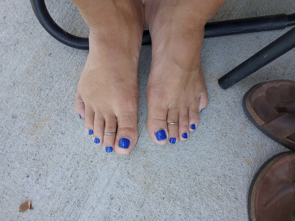 Showing off my new pedicure #2