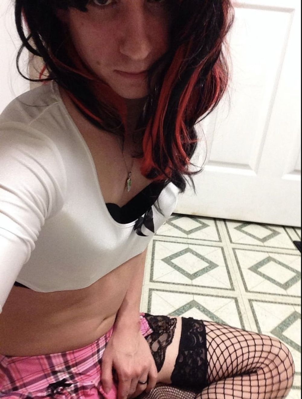 Crossdressing sissy having fun #24