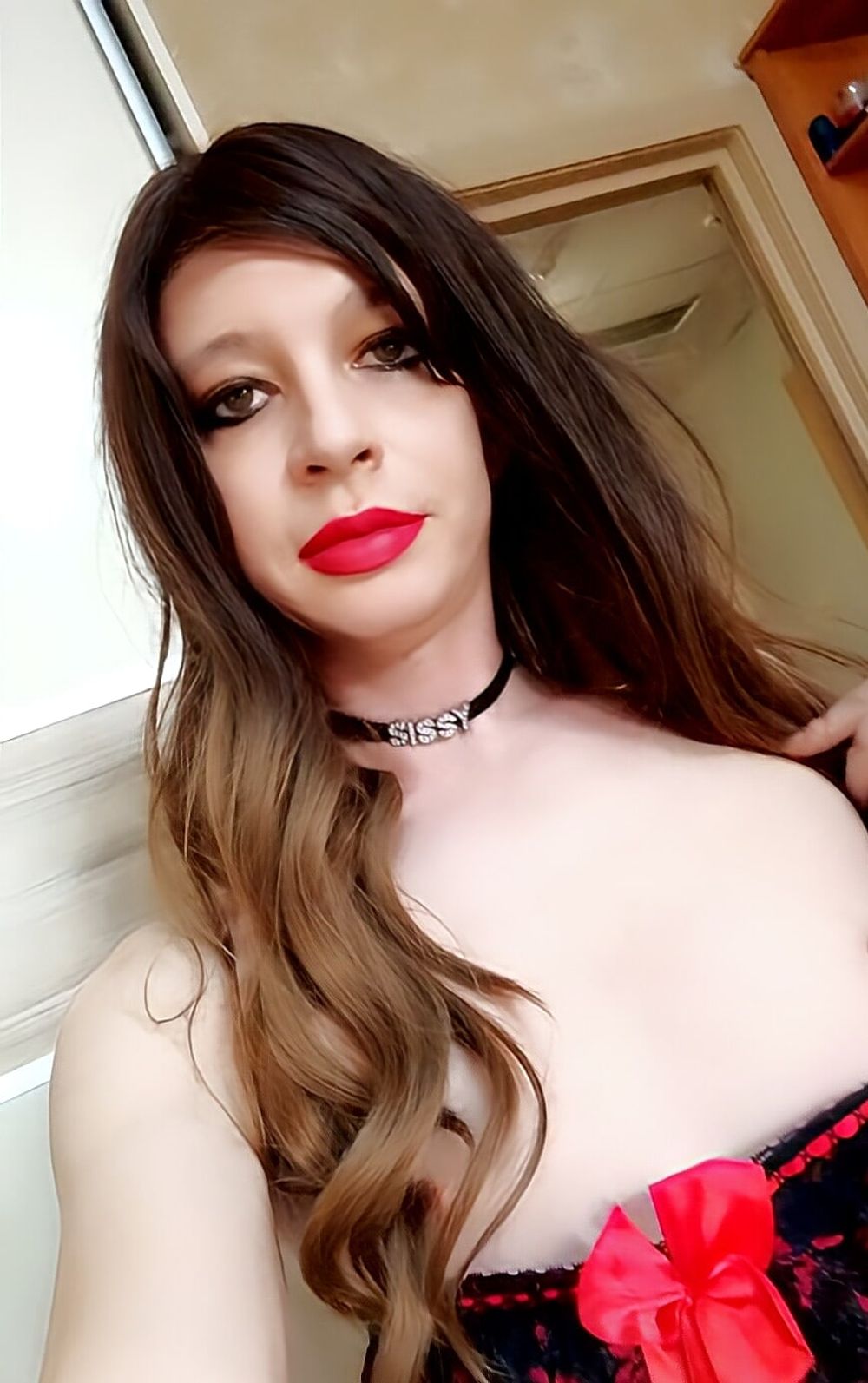 Vladasexytrans in sexy corset