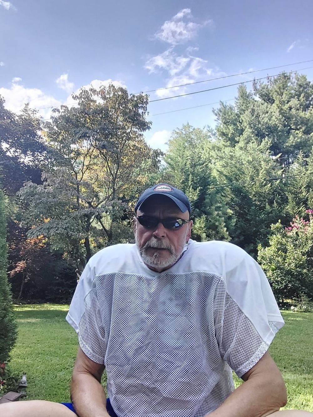 Football coach prepating for practice