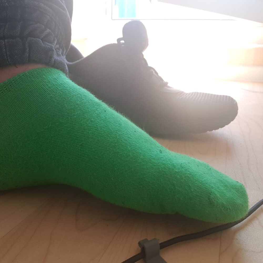 My Feet in Green Socks #2