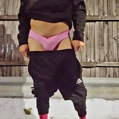 Sissy Fag Ronnie Public Outdoor Exposed