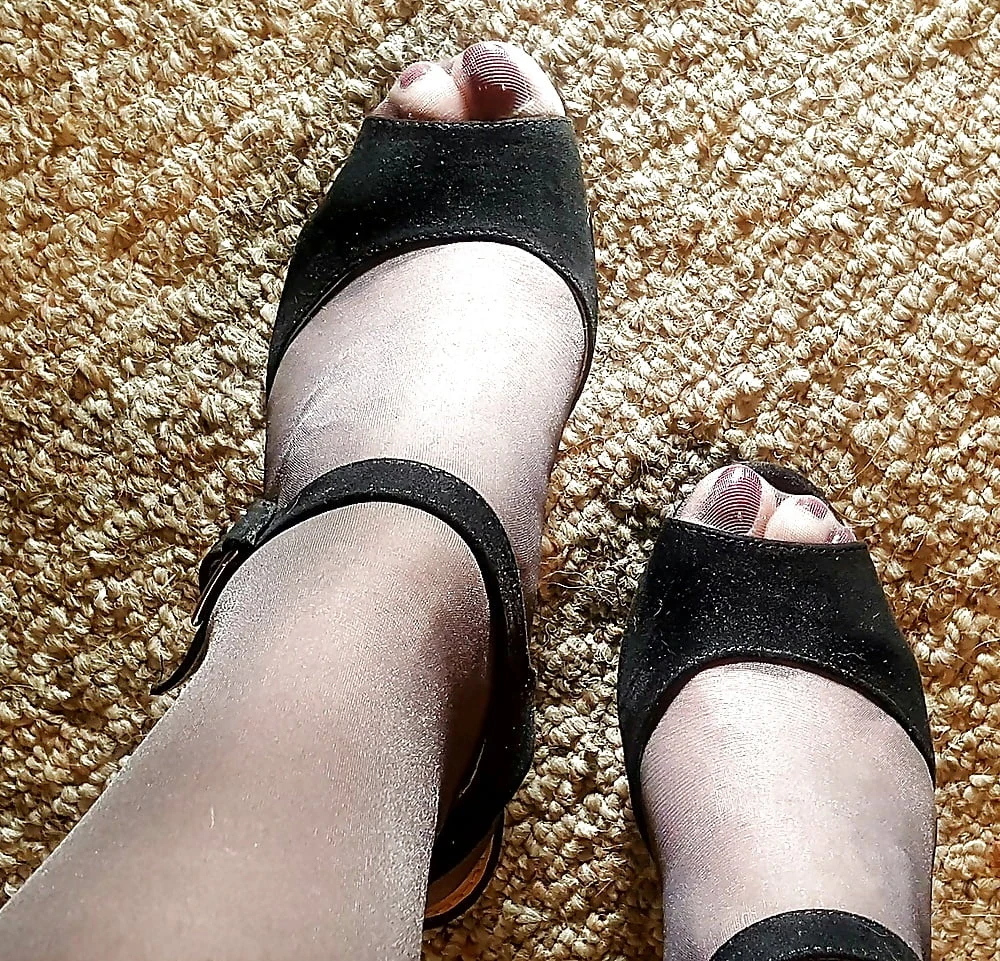 Black Heels and Black Pantyhose #17
