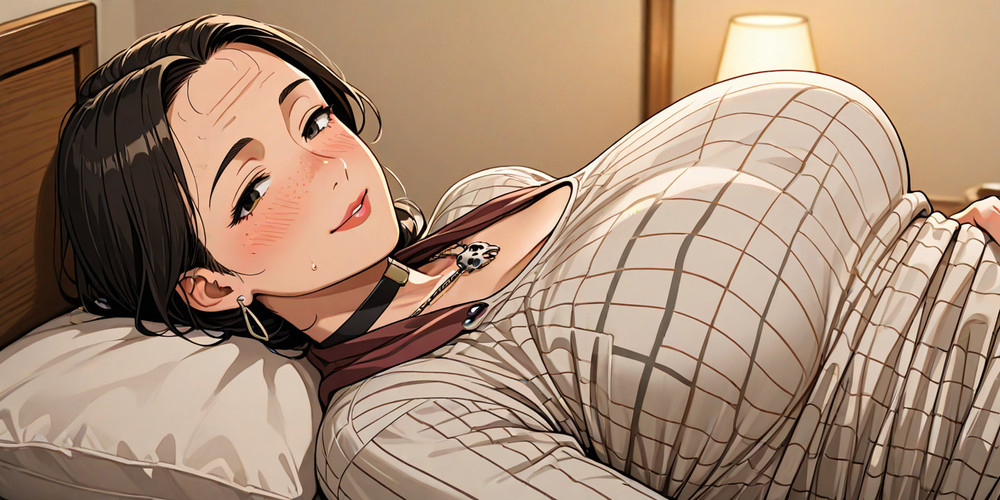 Brunette Teasing Digital Art #22