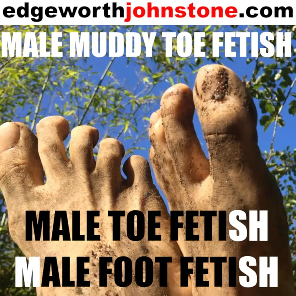 Muddy Toes - Dirty Male Toe Fetish Closeup Pics #3