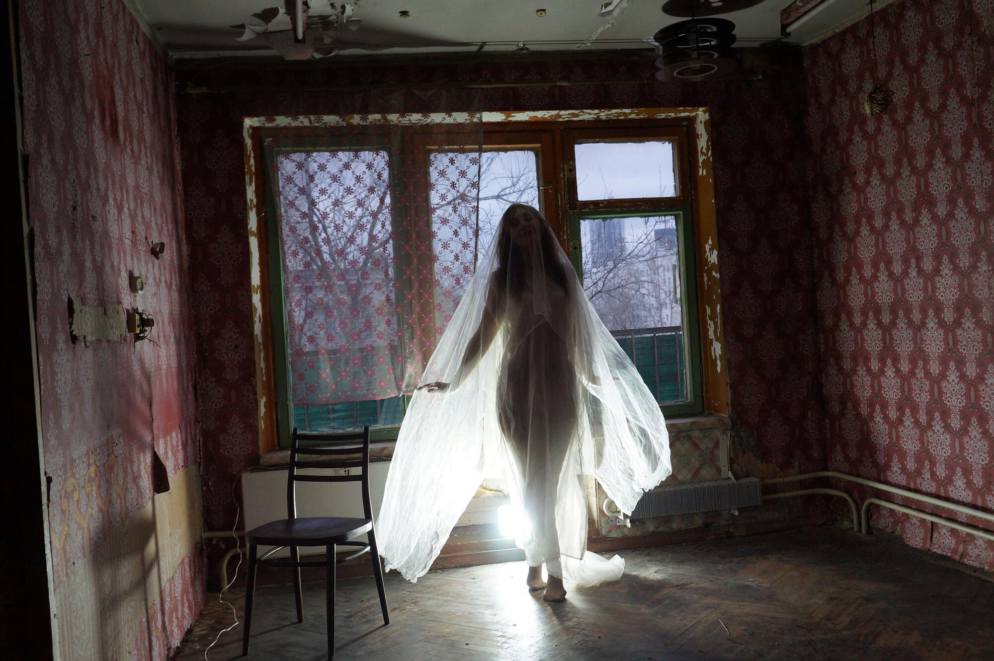 Ghost in a-maj in abandoned House #21