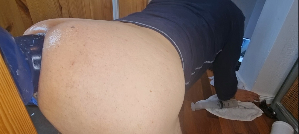 Trying my 9,9cm wide, hard plug!-No chance-Gape and prolapse #13