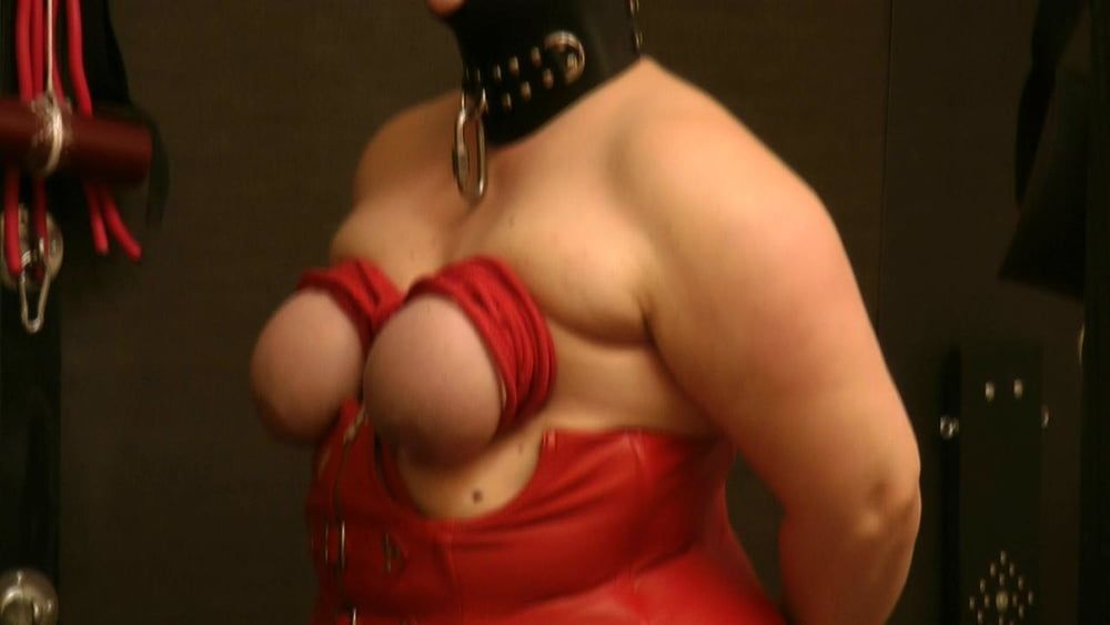 User request: Masked slave with tied tits #2
