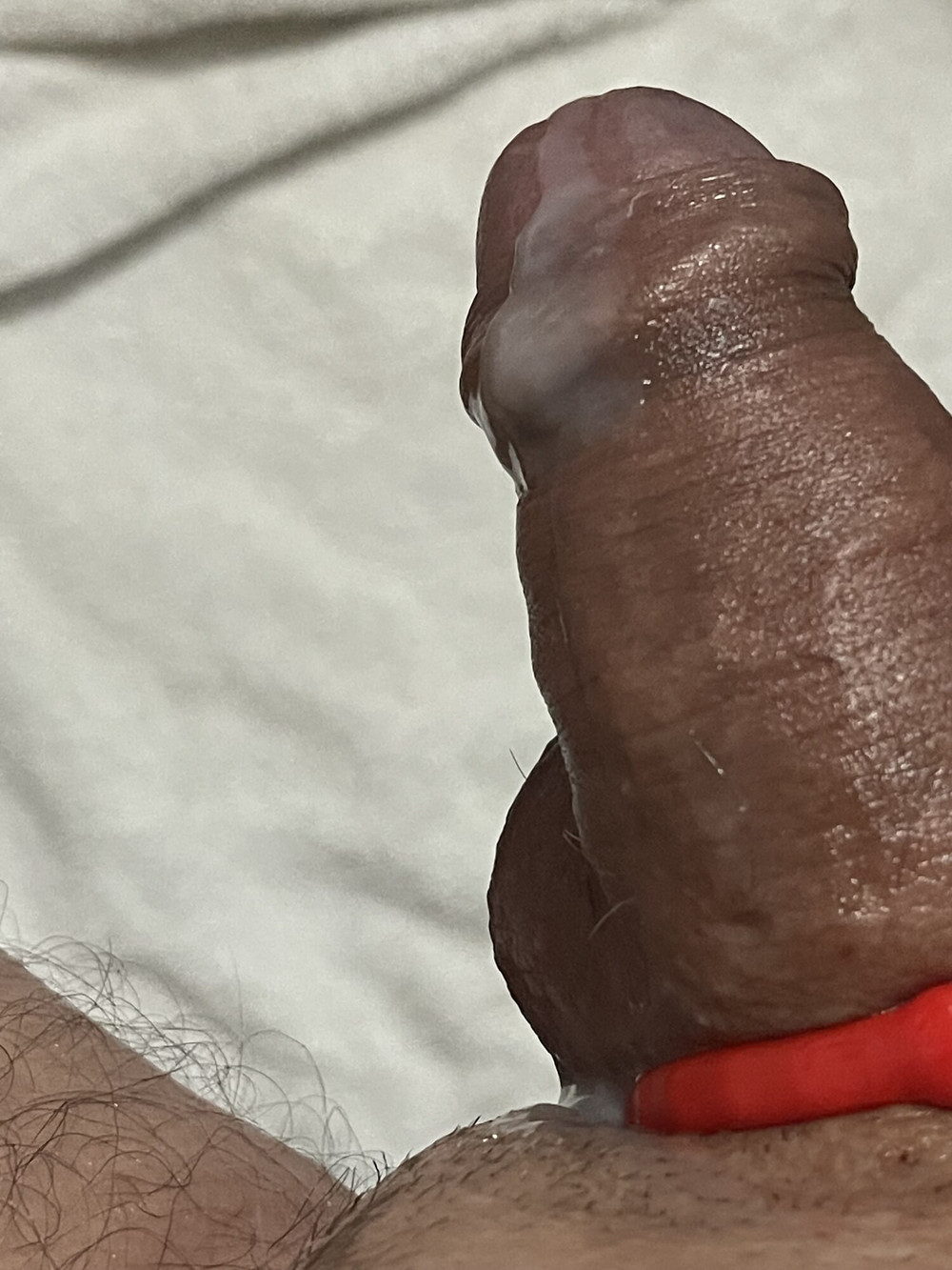 Uncut masterbating