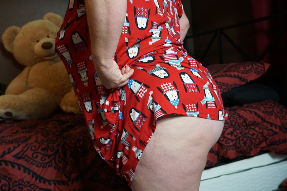 Sexy BBW Christmas Jammies Photoset #48