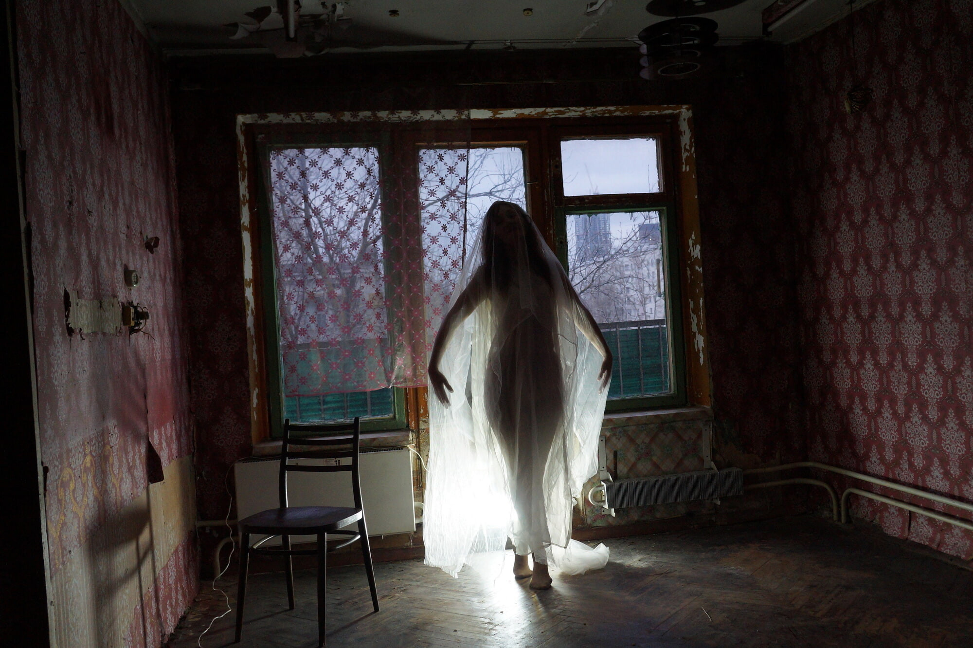 Ghost in a-maj in abandoned House #33