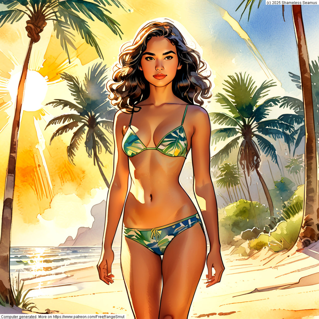 Beach Babe Barely Bewitching #23