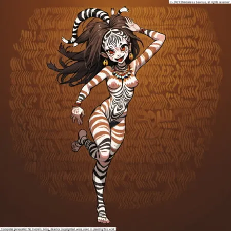 zebra girl         