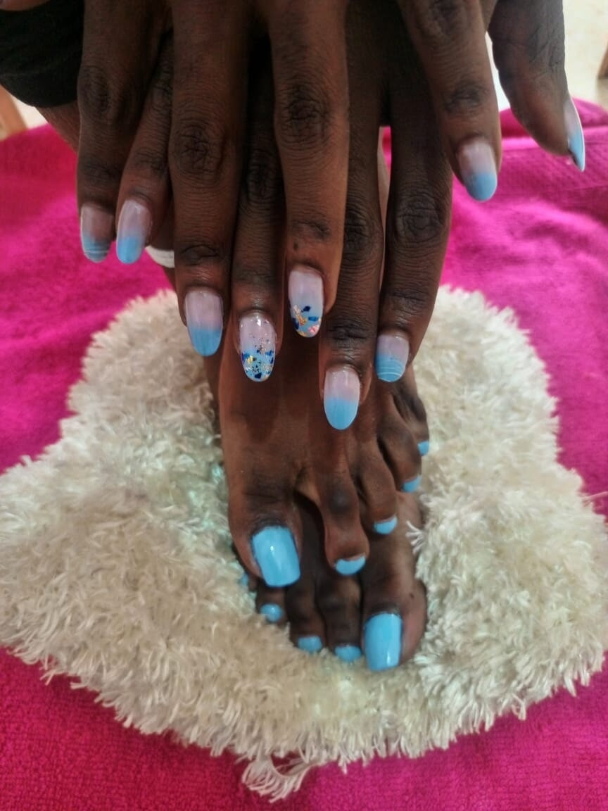 Veiny ebony sissy femboy  feet  #7