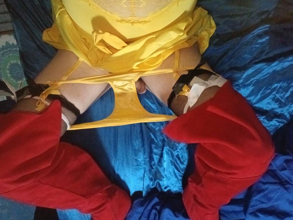 Yellow and red. These boots were not made for walking  #15