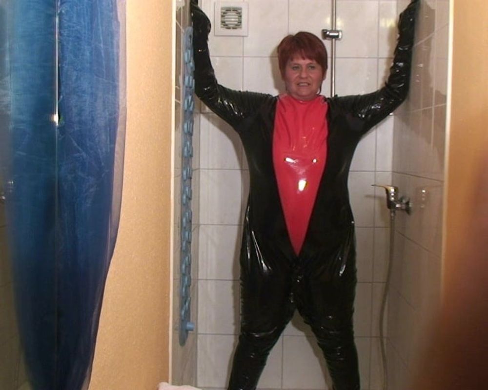 Punishment in the pvc suit #6