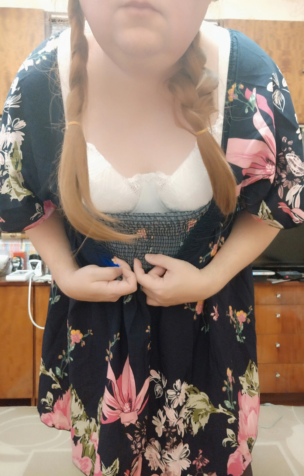 Sissy puts on a strapon and poses with it #41